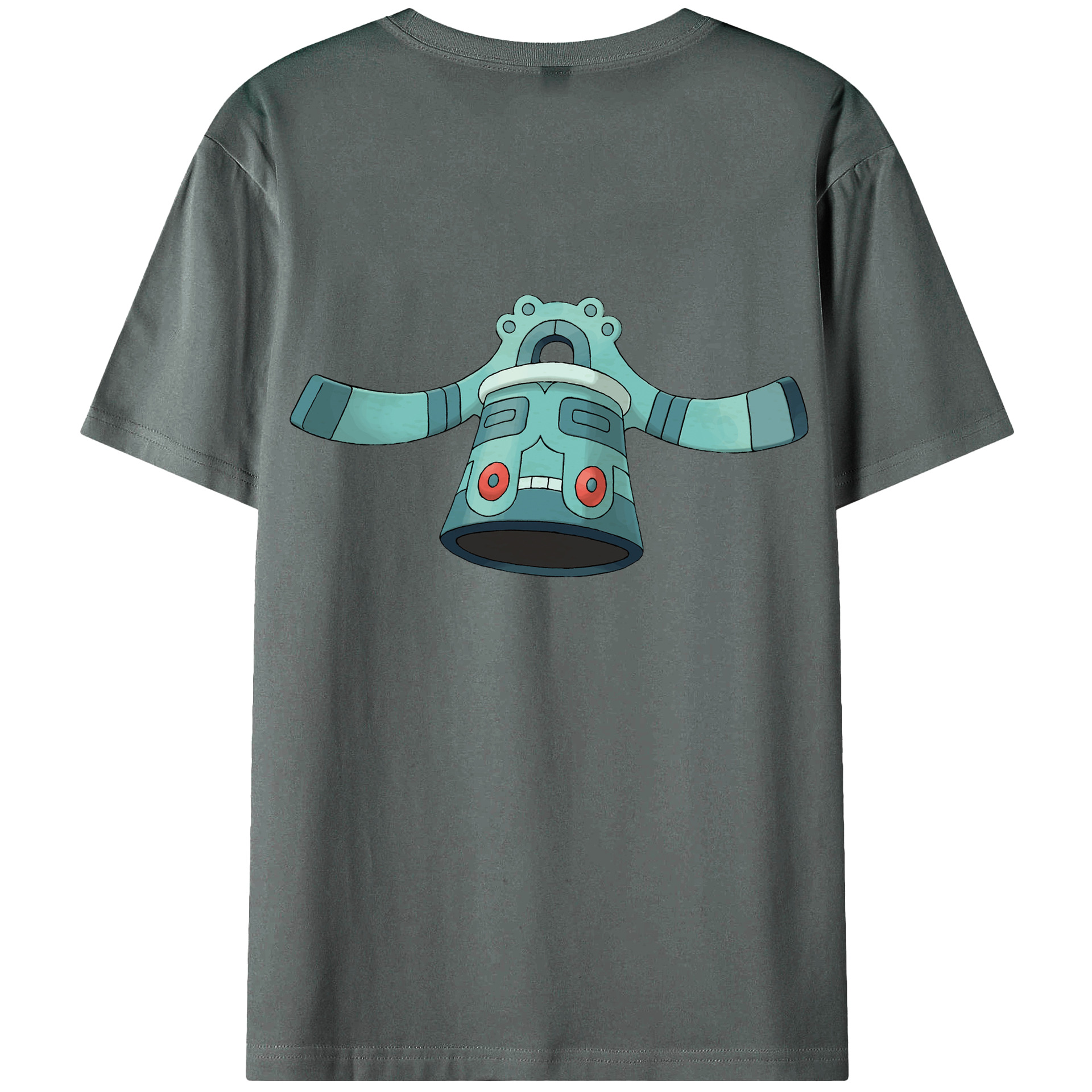 （画像用） ポケットモンスター Pokémon 綿100％ メンズ半袖Tシャツ（バックプリント） 通気性